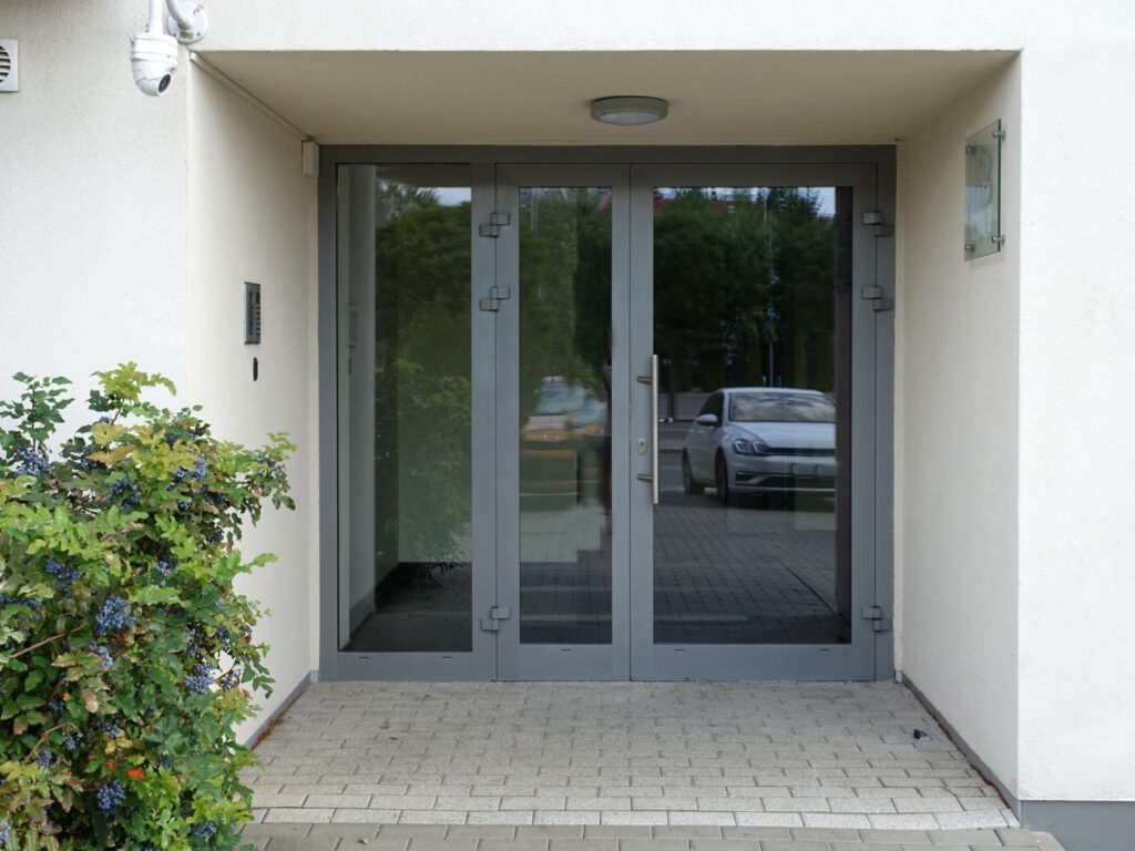 Privacy Glass Front Door