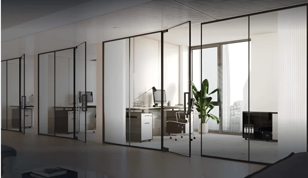 The best Final Touches for glass wall partitions